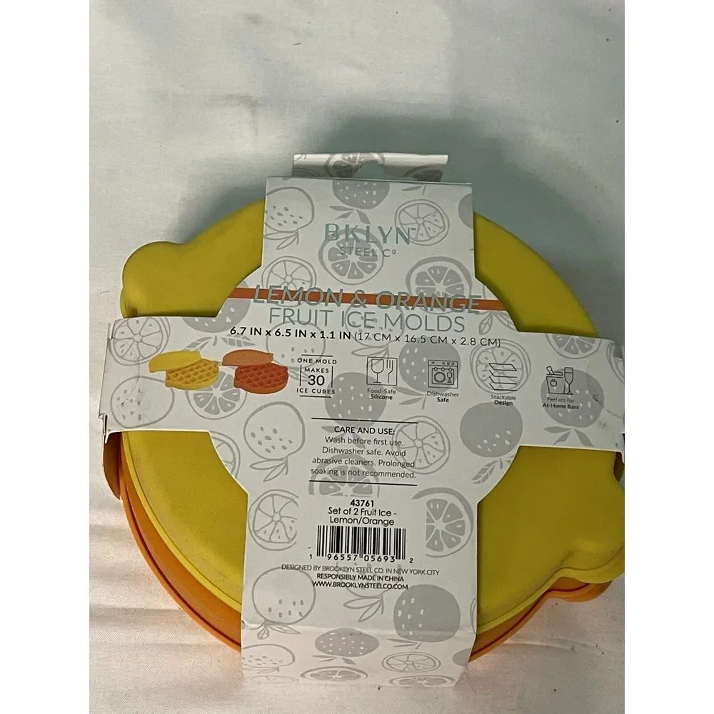 Fruit Shaped Silicone Mold Lemon‎ Holes